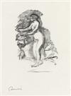 PIERRE-AUGUSTE RENOIR Group of 4 lithographs from LAlbum des Douze Lithographies Originales.